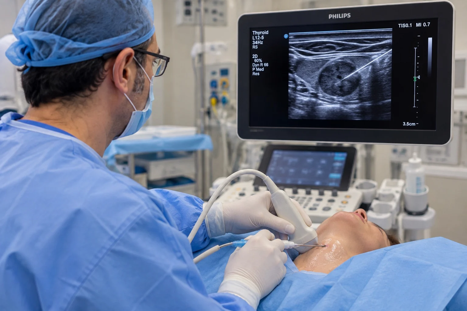 Ultrasonografi eşliğinde tiroid nod&uuml;l&uuml; RF ablasyonu